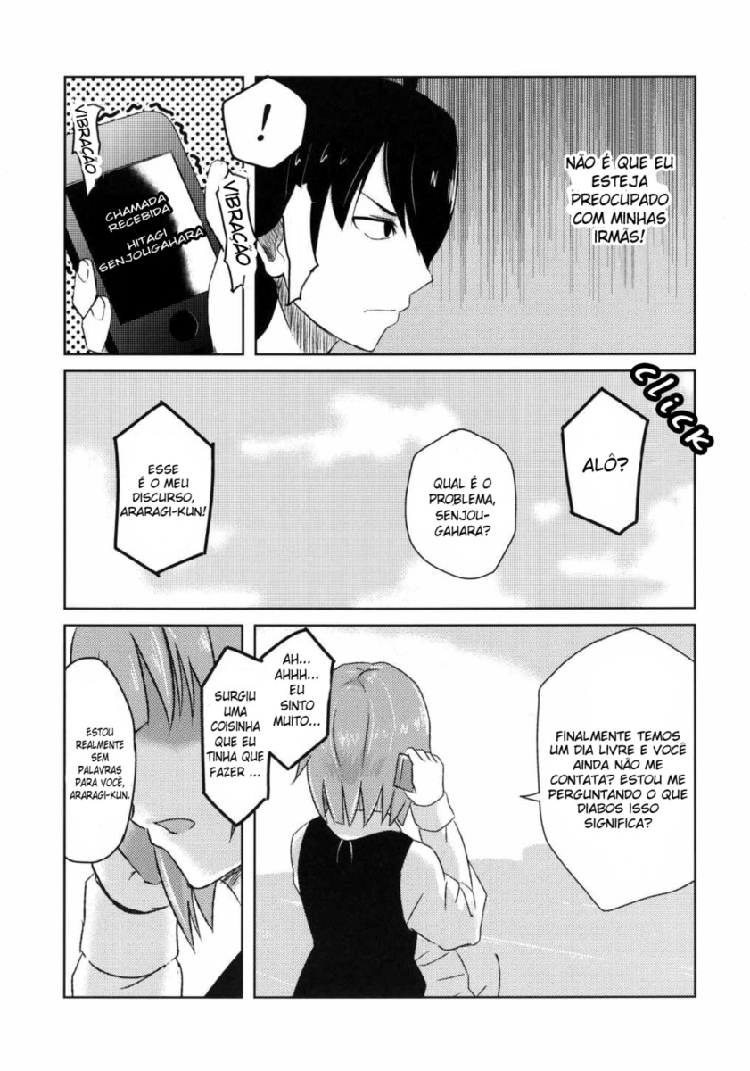(C82) [Spice Style Company (Kabutogani)] Naisho no Hanashi (Bakemonogatari) [Portuguese-BR] - Page 6