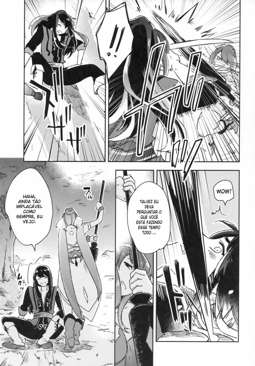 (C95) [Rocca (Hidaka Ryou)] Uso to Qualia (Tales of Vesperia) [Portuguese-BR] - Page 6