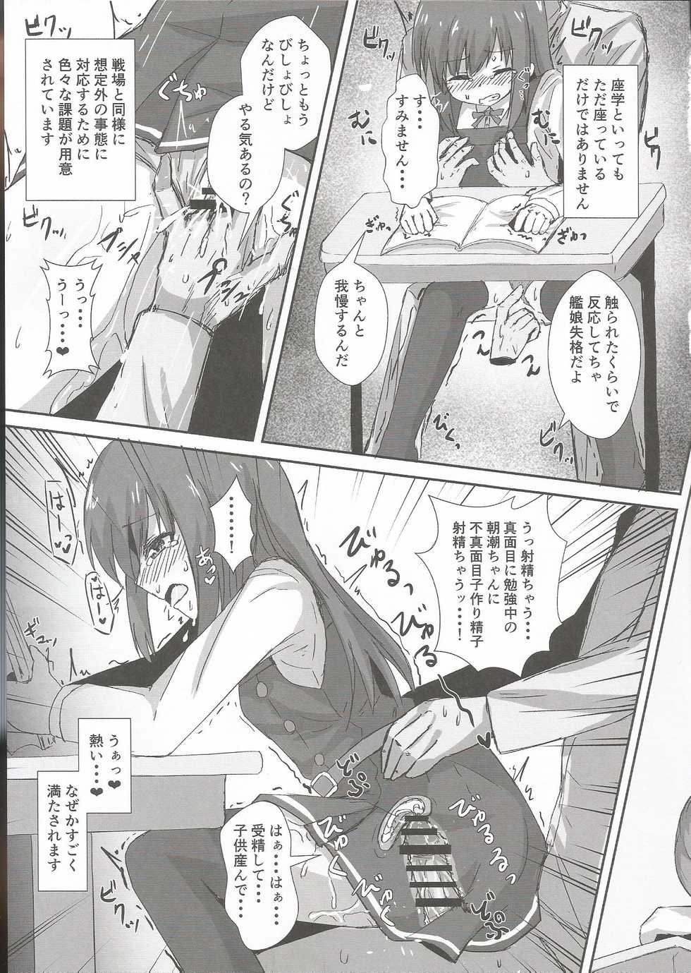 (C97) [Locomocodon (Locos)] Asashio-chan no Ichinichi Saimin (Kantai Collection -KanColle-) - Page 8