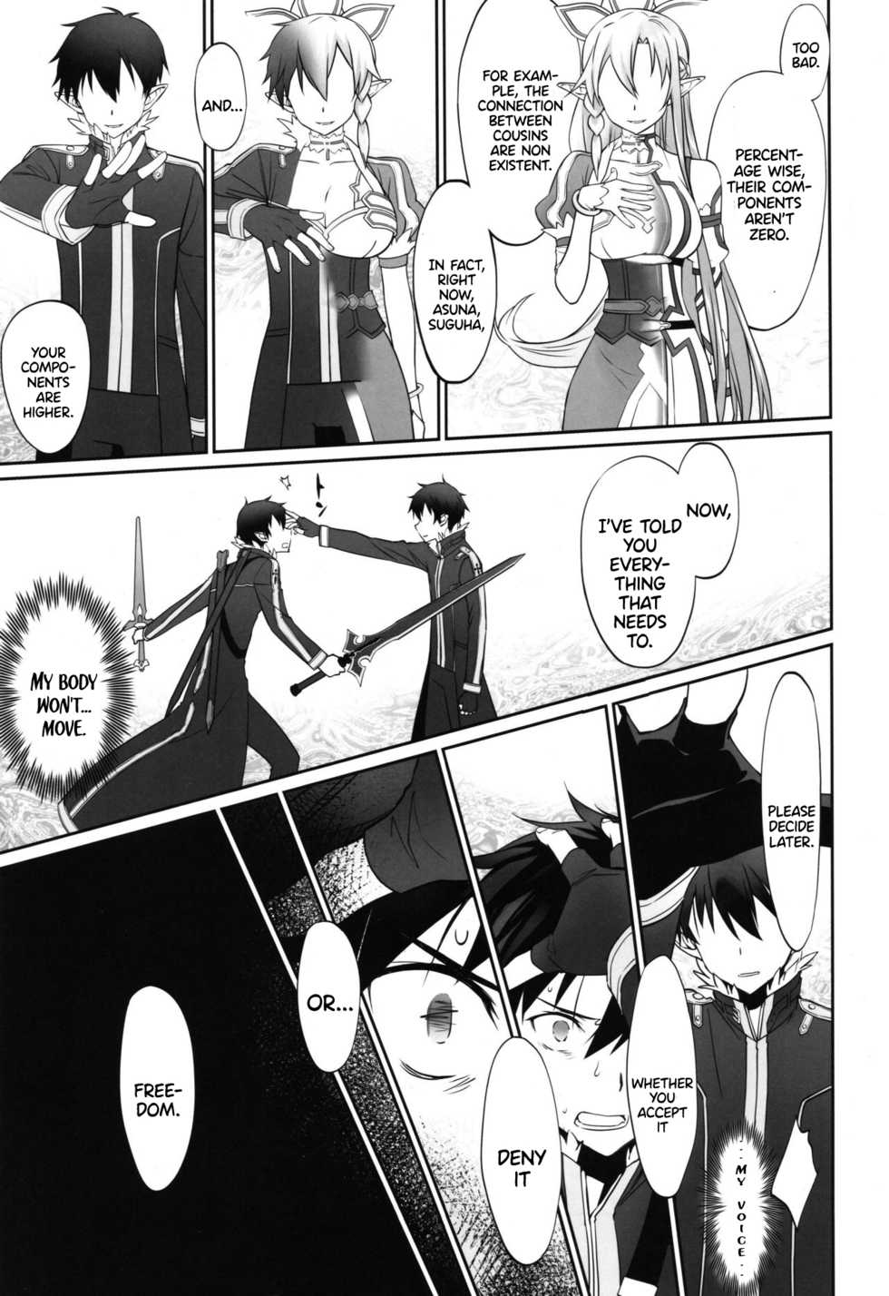 (C96) [Bloody Okojo (Caviar, Mojyako)] irreversible reaction (Sword Art Online) [English] - Page 8