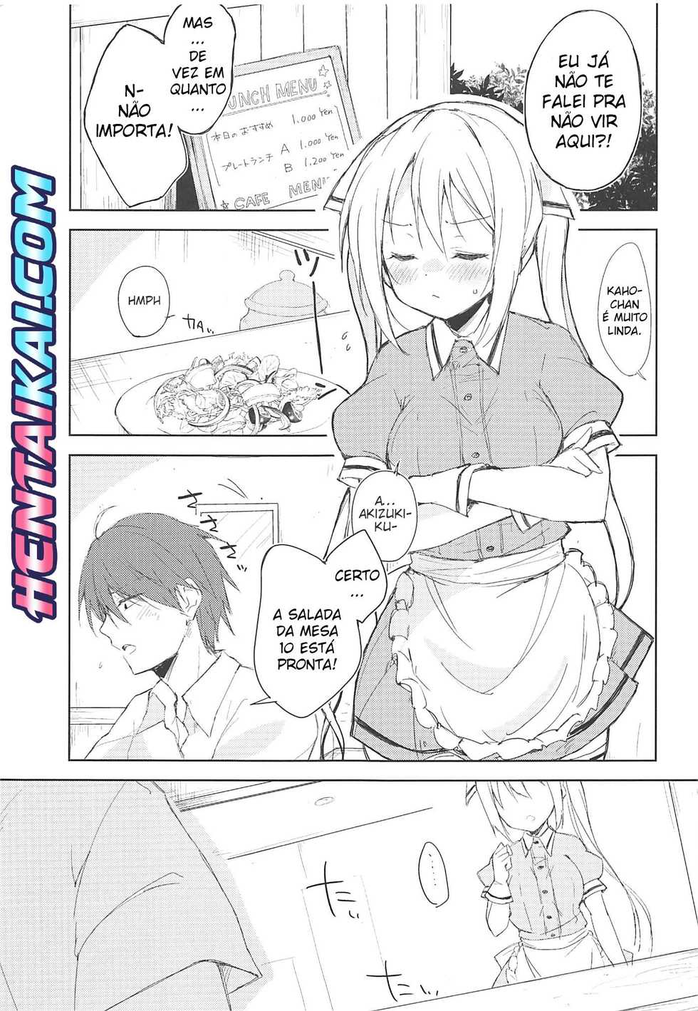 (C94) [DROP DEAD!! (Minase Syu)] Prima volta (Blend S) [Portuguese-BR] [Hentai Kai] - Page 5