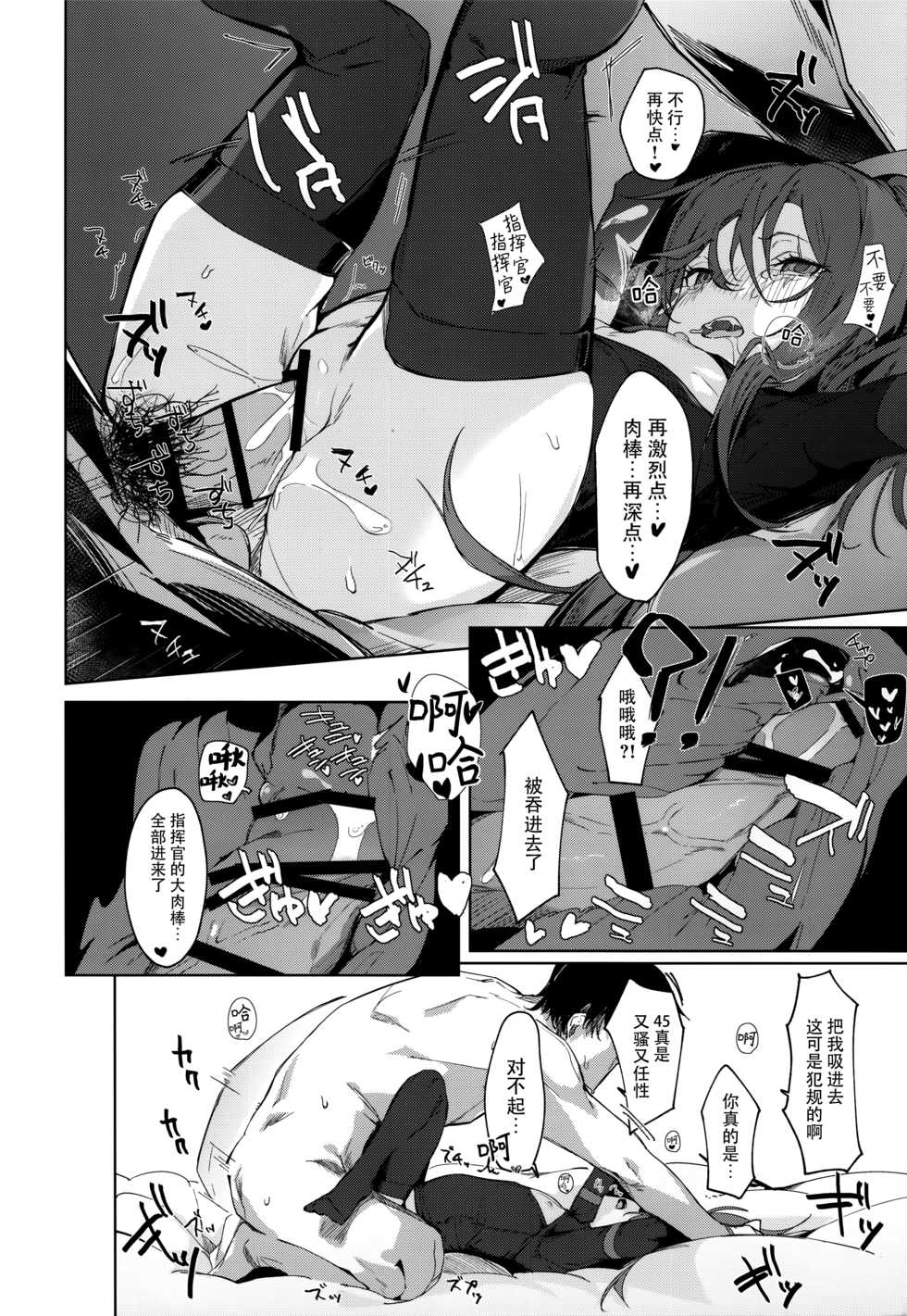 (C97) [GreenHouse (Uno Ryoku)] Amae Amayakashi Amayakasare (Girls' Frontline) [Chinese] [脸肿汉化组] - Page 14