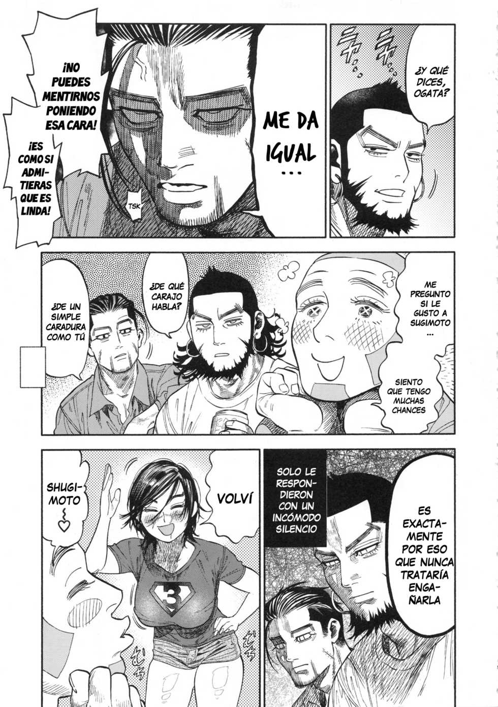 (SPARK13) [JAPAN (USA)] Sugimoto-san to Rakko Nabe Shiyou. | Let's Have Some Sea Otter Meat With Sugimoto-san (Golden Kamuy) [Spanish] [Lanerte] - Page 4