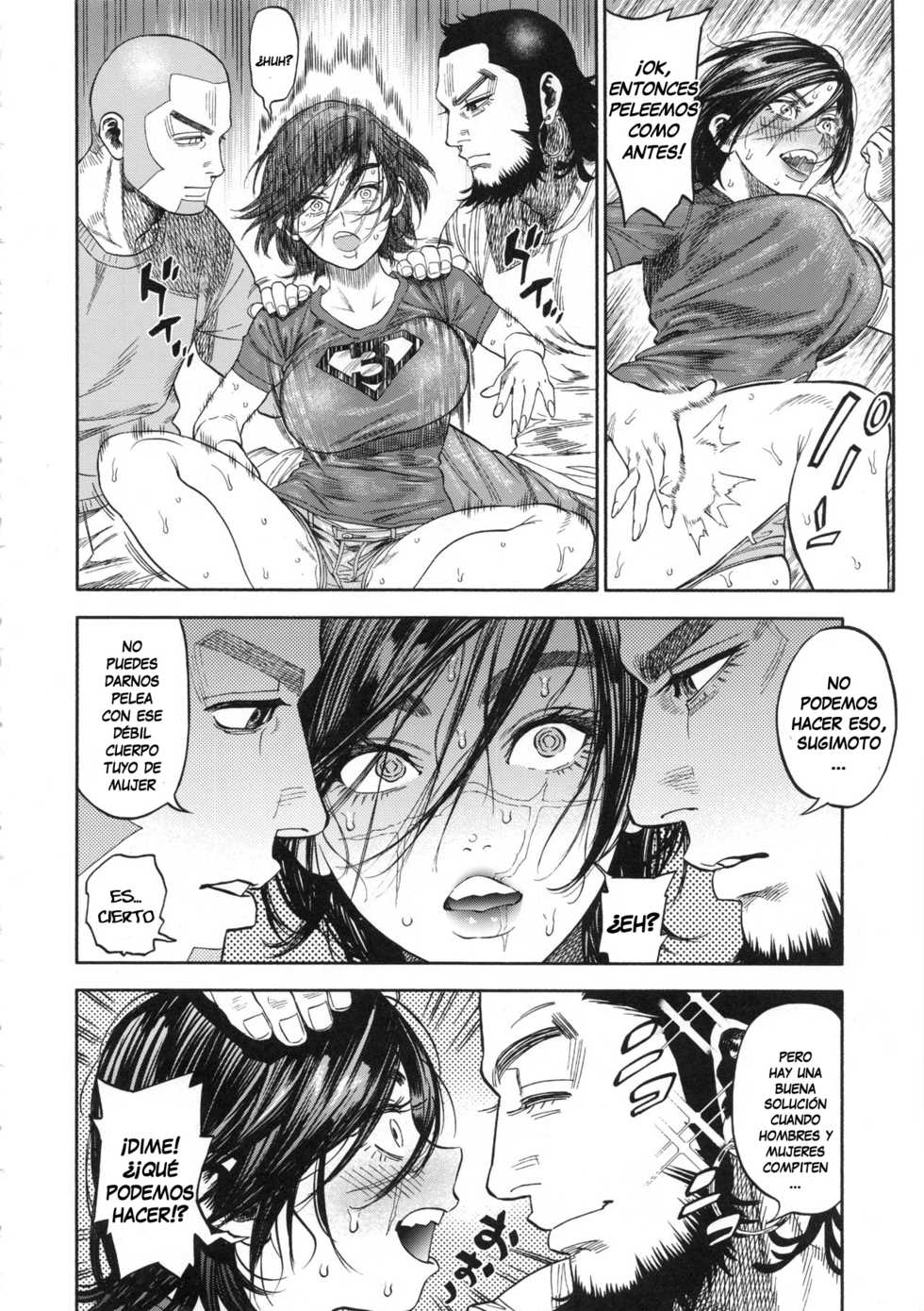 (SPARK13) [JAPAN (USA)] Sugimoto-san to Rakko Nabe Shiyou. | Let's Have Some Sea Otter Meat With Sugimoto-san (Golden Kamuy) [Spanish] [Lanerte] - Page 9