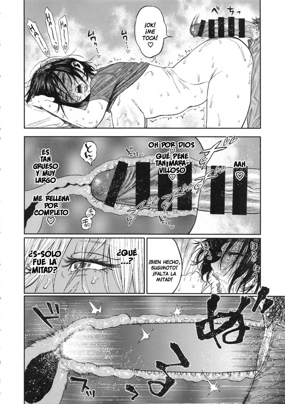 (SPARK13) [JAPAN (USA)] Sugimoto-san to Rakko Nabe Shiyou. | Let's Have Some Sea Otter Meat With Sugimoto-san (Golden Kamuy) [Spanish] [Lanerte] - Page 23