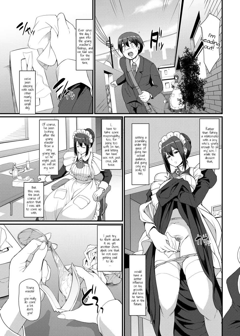 [Jinsei Yokosuberi. (Alexi Laiho)] Maid no Oshigoto. III | Maid's Work III [English] [Digital] - Page 4