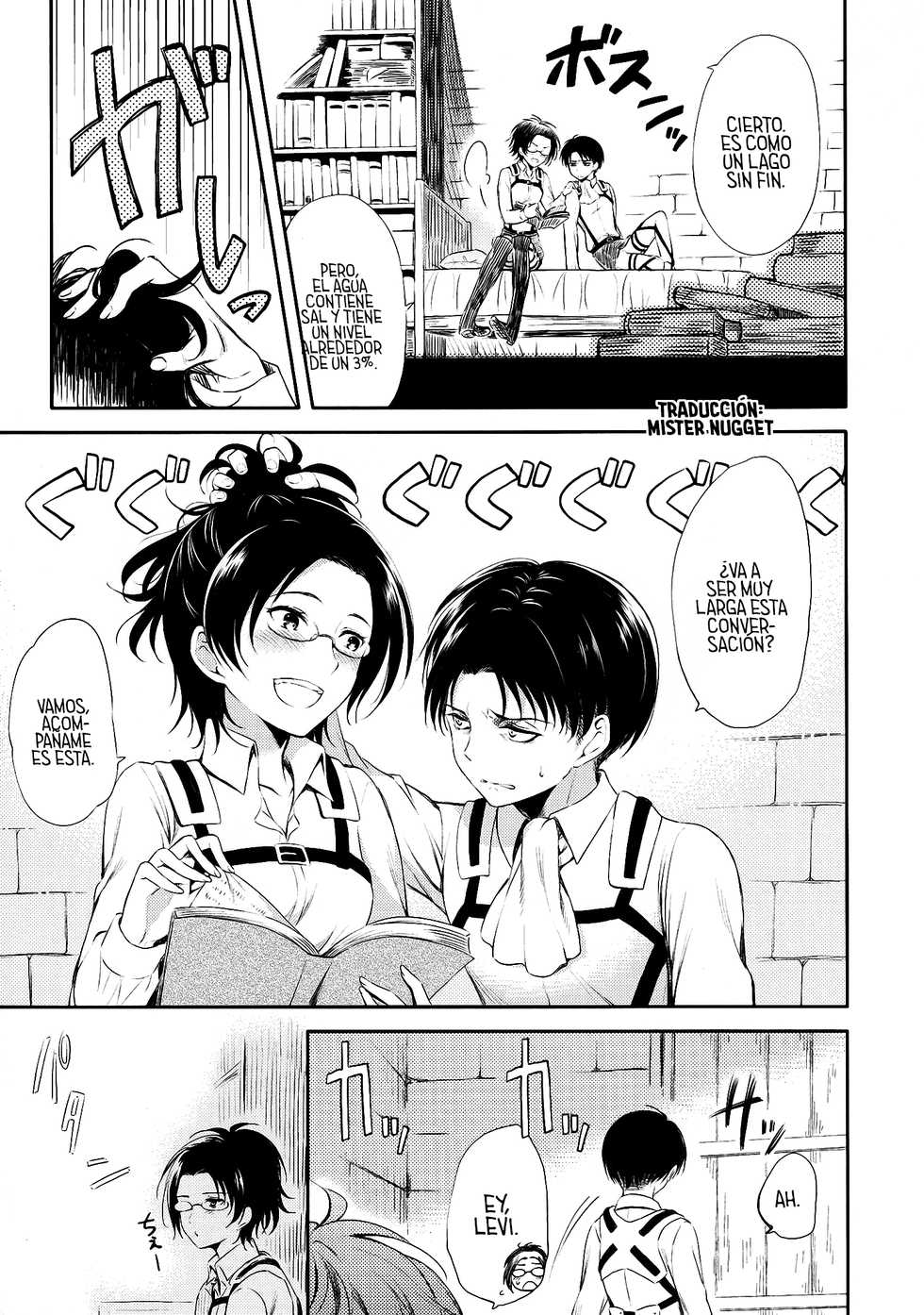 (SPARK8) [Affix (Ha-ru)] World End (Shingeki no Kyojin) [Spanish] [Mr. Nugget] - Page 7
