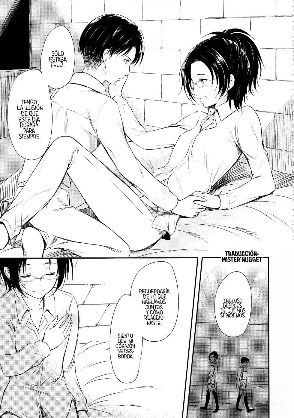 (SPARK8) [Affix (Ha-ru)] World End (Shingeki no Kyojin) [Spanish] [Mr. Nugget] - Page 17