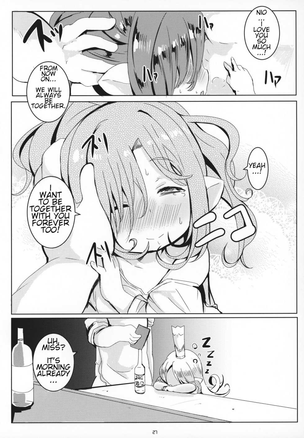 (C95) [Ginsiba. (Shieko)] Honto no Kimochi (Granblue Fantasy) [English] - Page 26