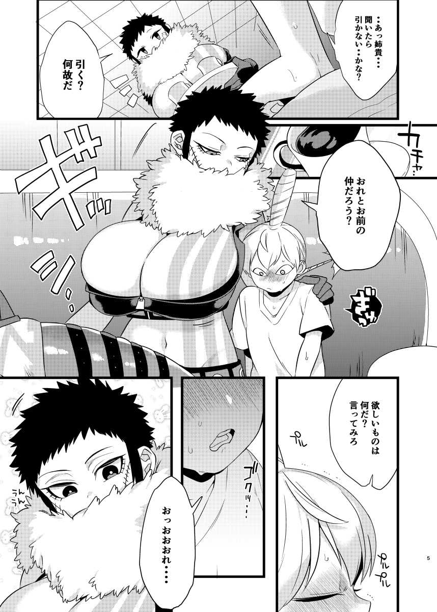 (GRANDLINE CRUISE 19) [P-ha (Kitochinman)] Mommy Boy! (One Piece)  [Sample] - Page 4