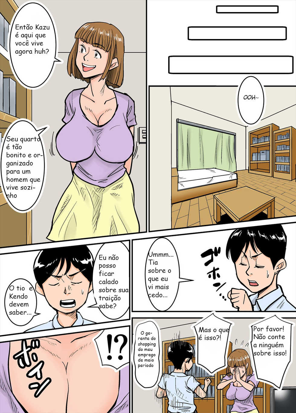 [Nobishiro] Eroi Oba-san [Portuguese-BR] - Page 2