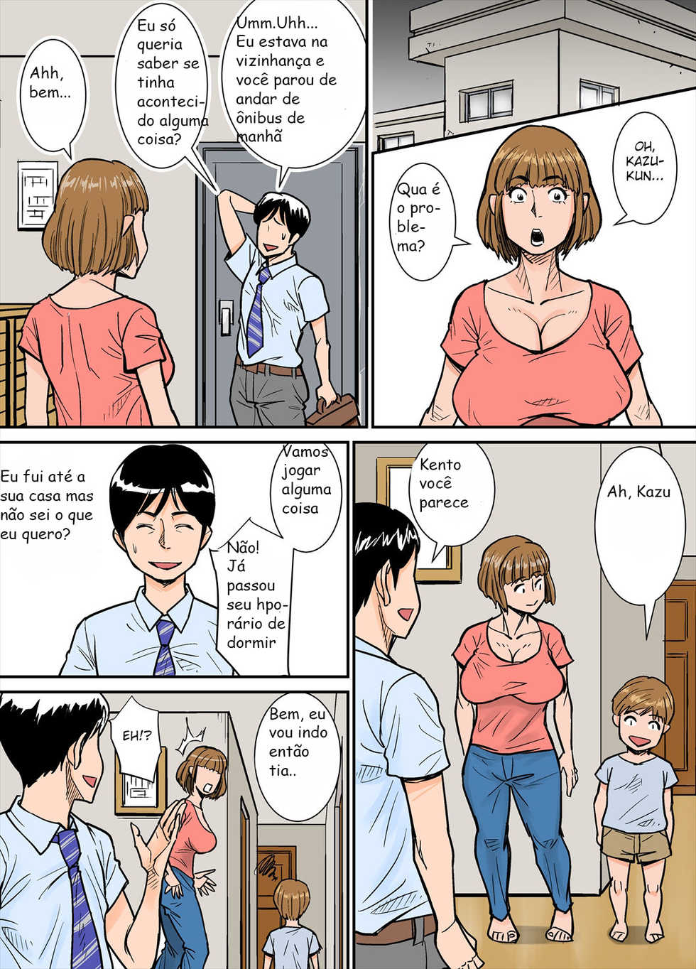 [Nobishiro] Eroi Oba-san [Portuguese-BR] - Page 7