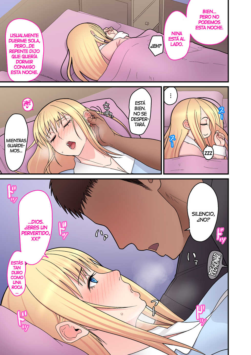 [tengohambre (Sueyuu)] Kinpatsu Single Mother to Icha Love Suru Hon [Spanish] [NTINFS] [Digital] - Page 13