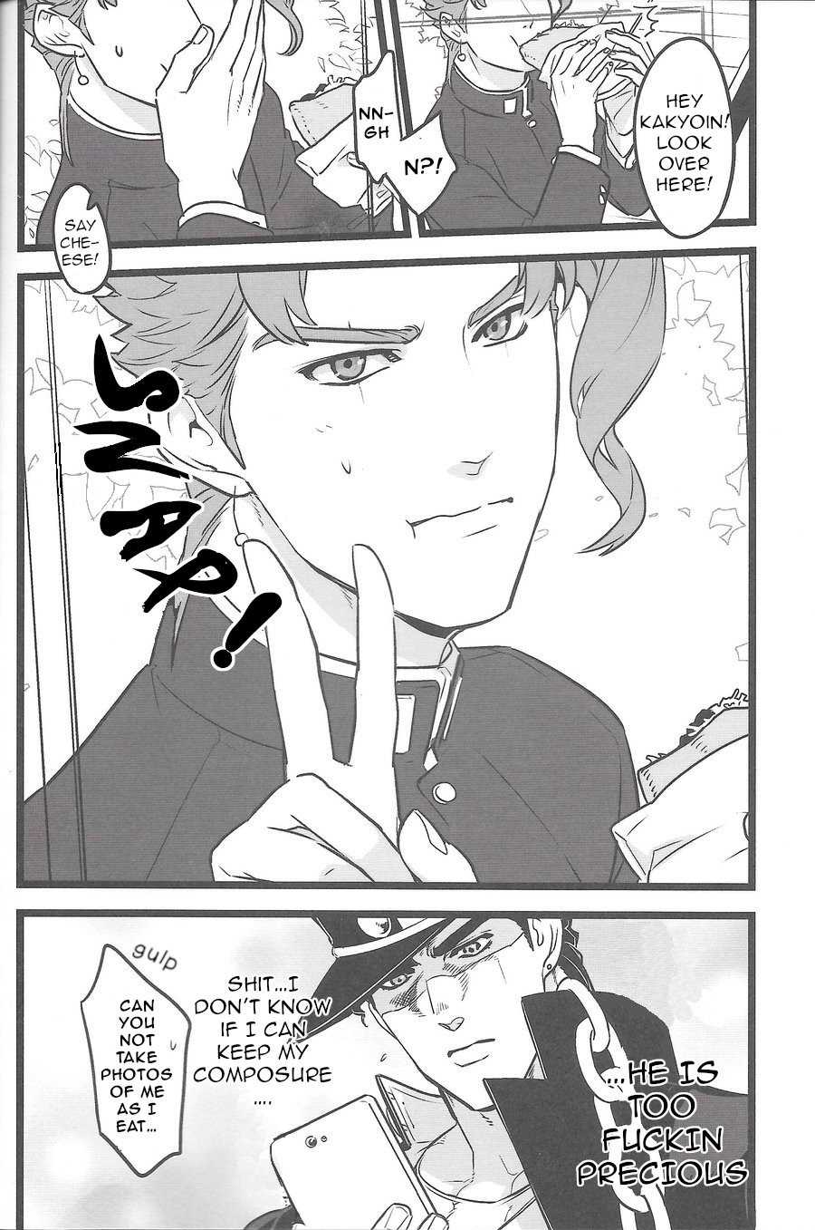 (The World 14) [Ondo (NuruNuru)] Ichaicha Shinagara Shashin o Toru dake (JoJo's Bizarre Adventure) [English] {GUCCIJOTARO} - Page 3