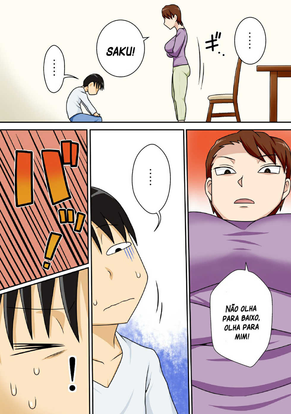 [Freehand Tamashii (DT Hone)] InCha no Oi ga Yaritai Oba-san. [Portuguese-BR] [Digital] - Page 12