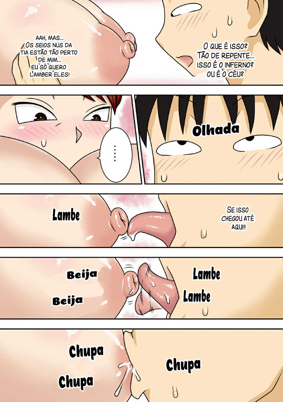 [Freehand Tamashii (DT Hone)] InCha no Oi ga Yaritai Oba-san. [Portuguese-BR] [Digital] - Page 17