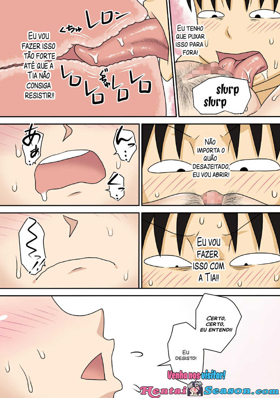 [Freehand Tamashii (DT Hone)] InCha no Oi ga Yaritai Oba-san. [Portuguese-BR] [Digital] - Page 25