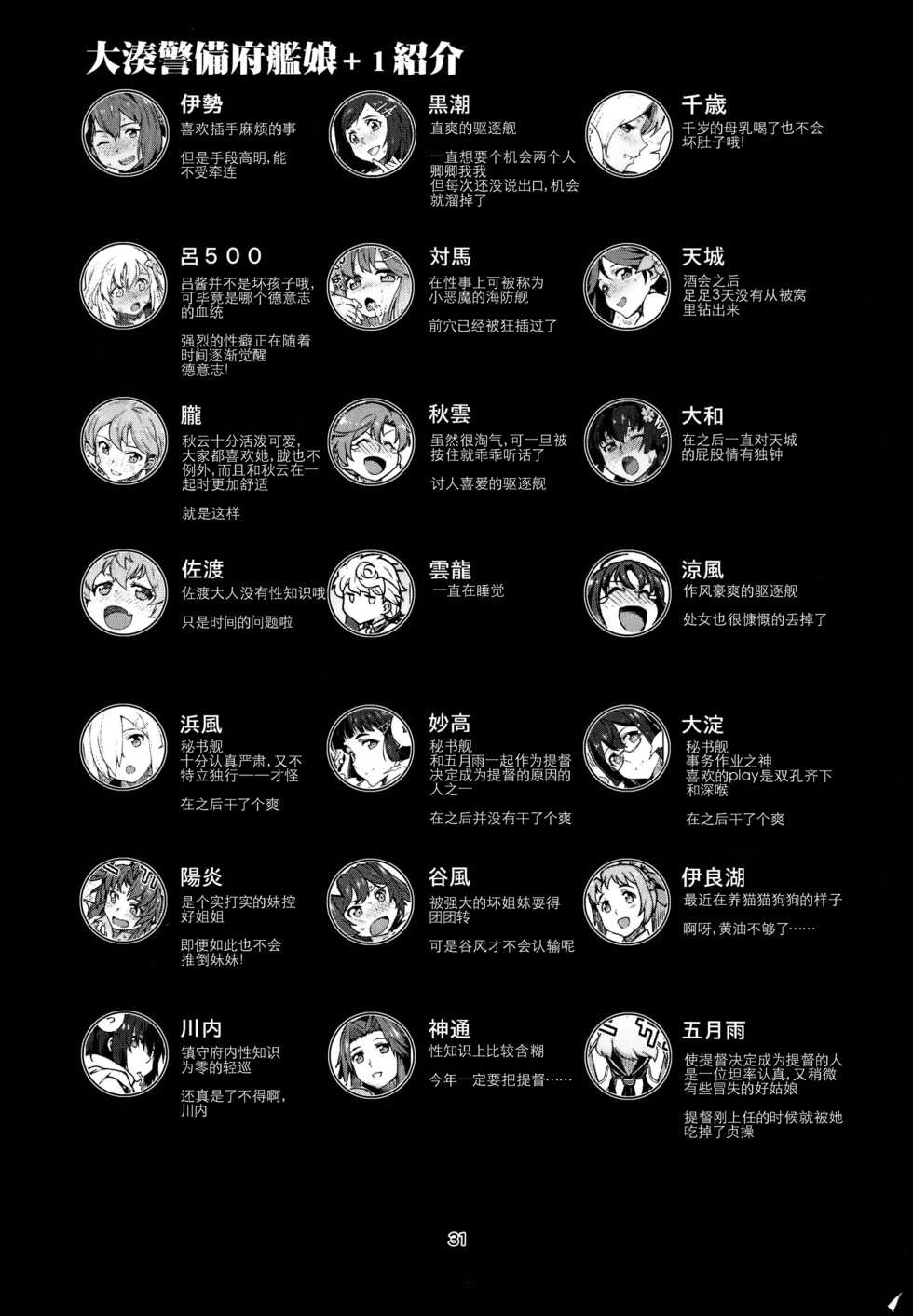 (C95) [Chotto Dake Aruyo. (Takemura Sesshu)] Toshinokure - Ring Out the Old, Ring in the New (Kantai Collection -KanColle-) [Chinese] [鸽鹉LowB与变态社畜今天加班了吗我这本马上翻交流平台汉化组] - Page 34