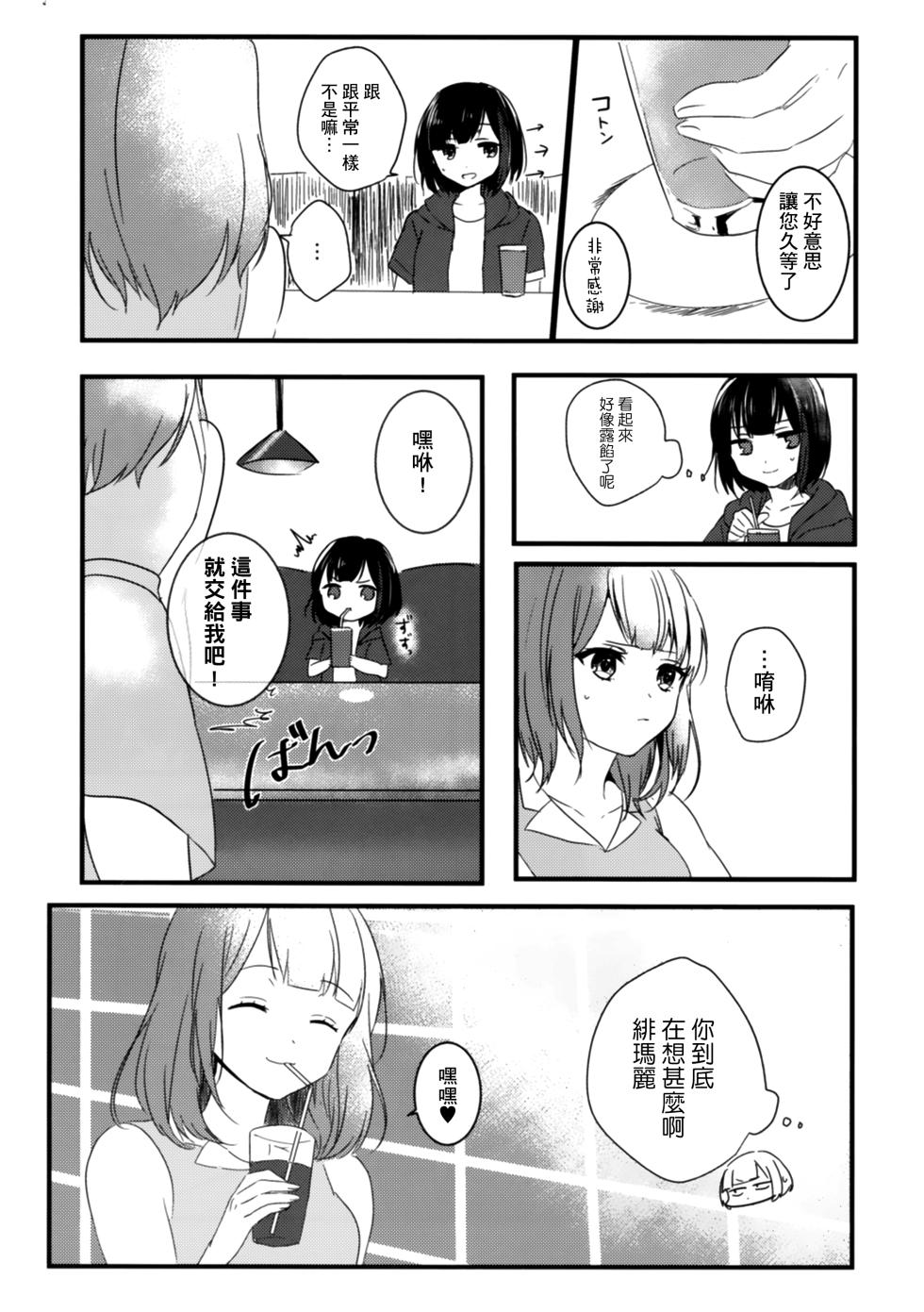 (C96) [sabacan (Yoito Chimo)] Secret relationship (BanG Dream!) [Chinese] [基德漢化組] - Page 8