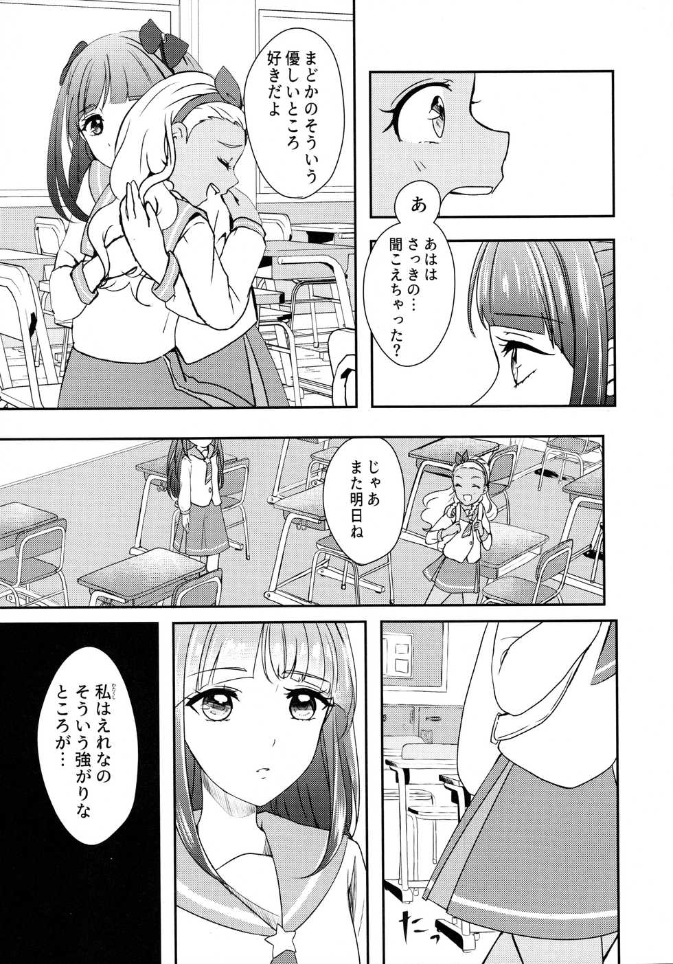 (Rainbow Flavor 21) [Say, Love! (Machino Yoiko)] Anata o Kaijuu (Star Twinkle PreCure) - Page 9