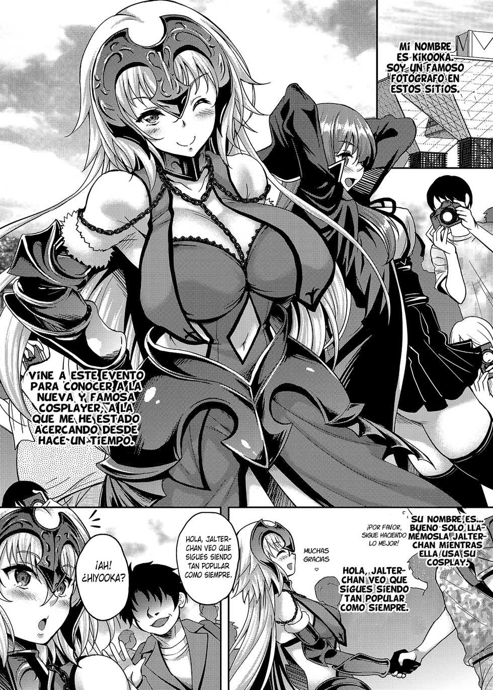 (SC2019 Summer) [Studio Aruta (Kusui Aruta)] Jitsuroku Off-Pako! Layer Jeanne-chan ga Kimobuta Cameraman ni Omochikaeri Kosatsu Dokoroka Hamedori Sarete Tairyou Nakadashi made Sarechau!! (Fate/Grand Order) [Spanish] - Page 2