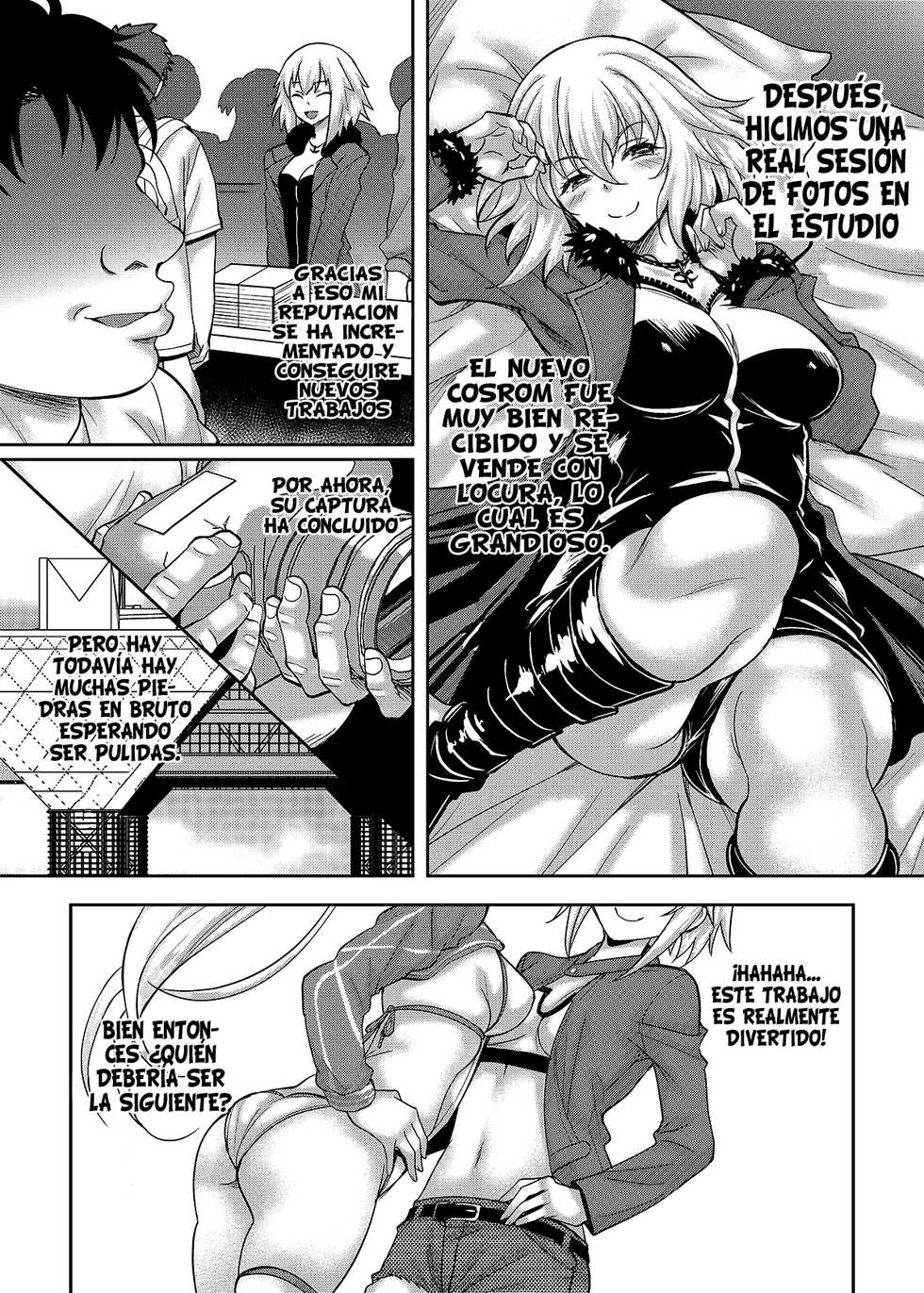 (SC2019 Summer) [Studio Aruta (Kusui Aruta)] Jitsuroku Off-Pako! Layer Jeanne-chan ga Kimobuta Cameraman ni Omochikaeri Kosatsu Dokoroka Hamedori Sarete Tairyou Nakadashi made Sarechau!! (Fate/Grand Order) [Spanish] - Page 25