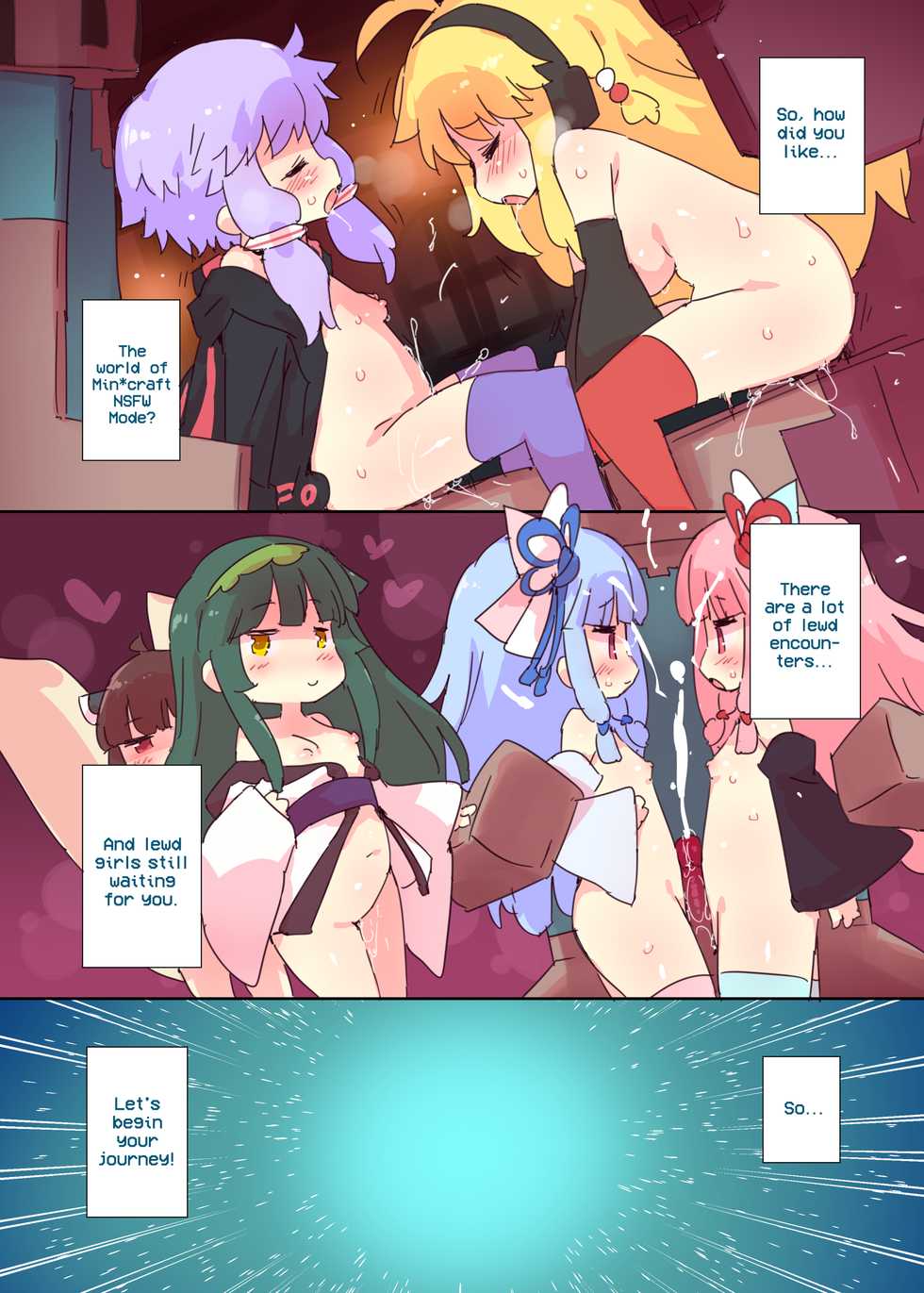 [Dr.VERMILION (Petenshi)] Ecchi na M*necraft Goannai Bon | M*necraft: NSFW Mode (VOICEROID, Minecraft) [English] [2d-market.com] [Decensored] [Digital] - Page 10