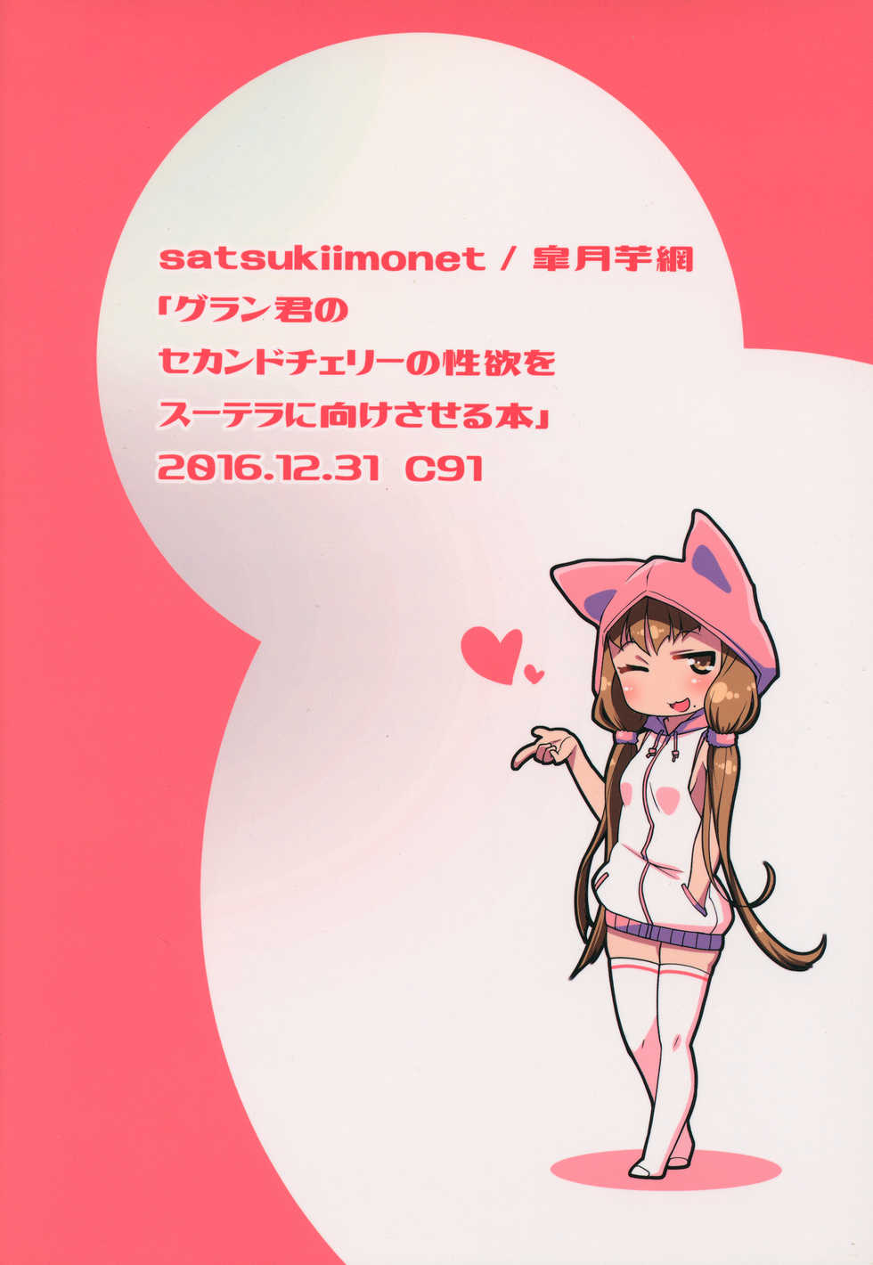 (C91) [satsukiimonet (Satsuki Imonet)] Gran-kun no Second Cherry no Seiyoku o Sutera ni Mukesaseru Hon (Granblue Fantasy) [Spanish] [NekoCreme] - Page 22