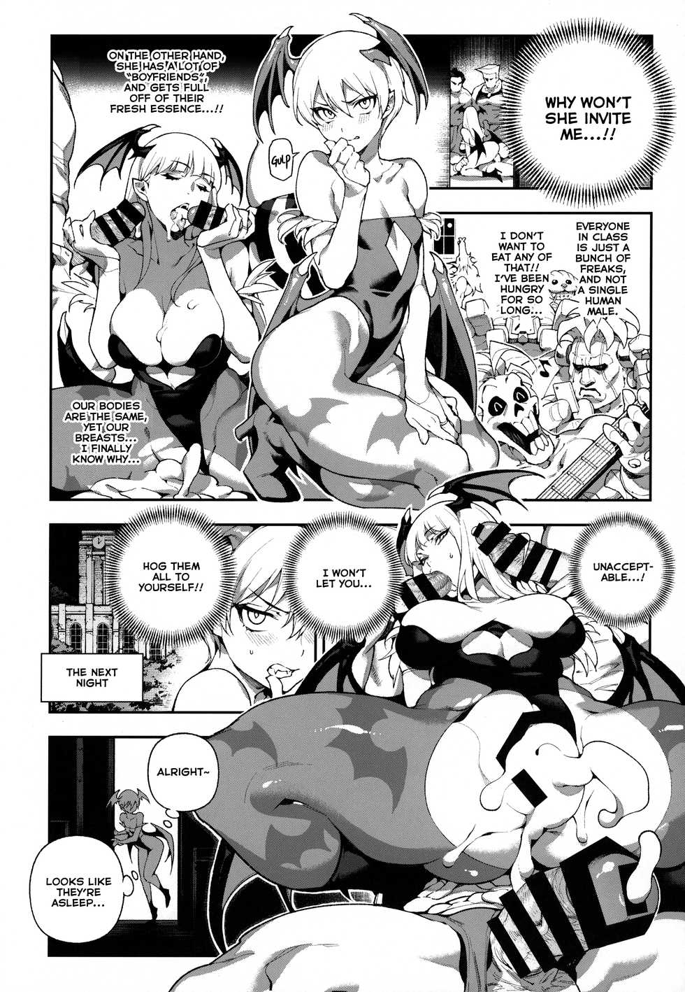 (C97) [Bear Hand (Ireading, Fishine)] Fighter Girls ・ Vampire (Darkstalkers) [English] [Nishimaru] - Page 6