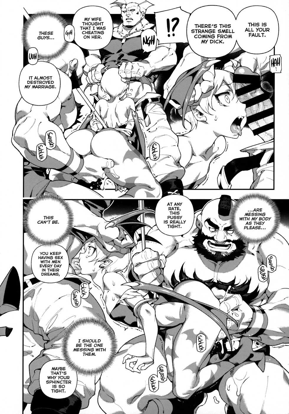 (C97) [Bear Hand (Ireading, Fishine)] Fighter Girls ・ Vampire (Darkstalkers) [English] [Nishimaru] - Page 8