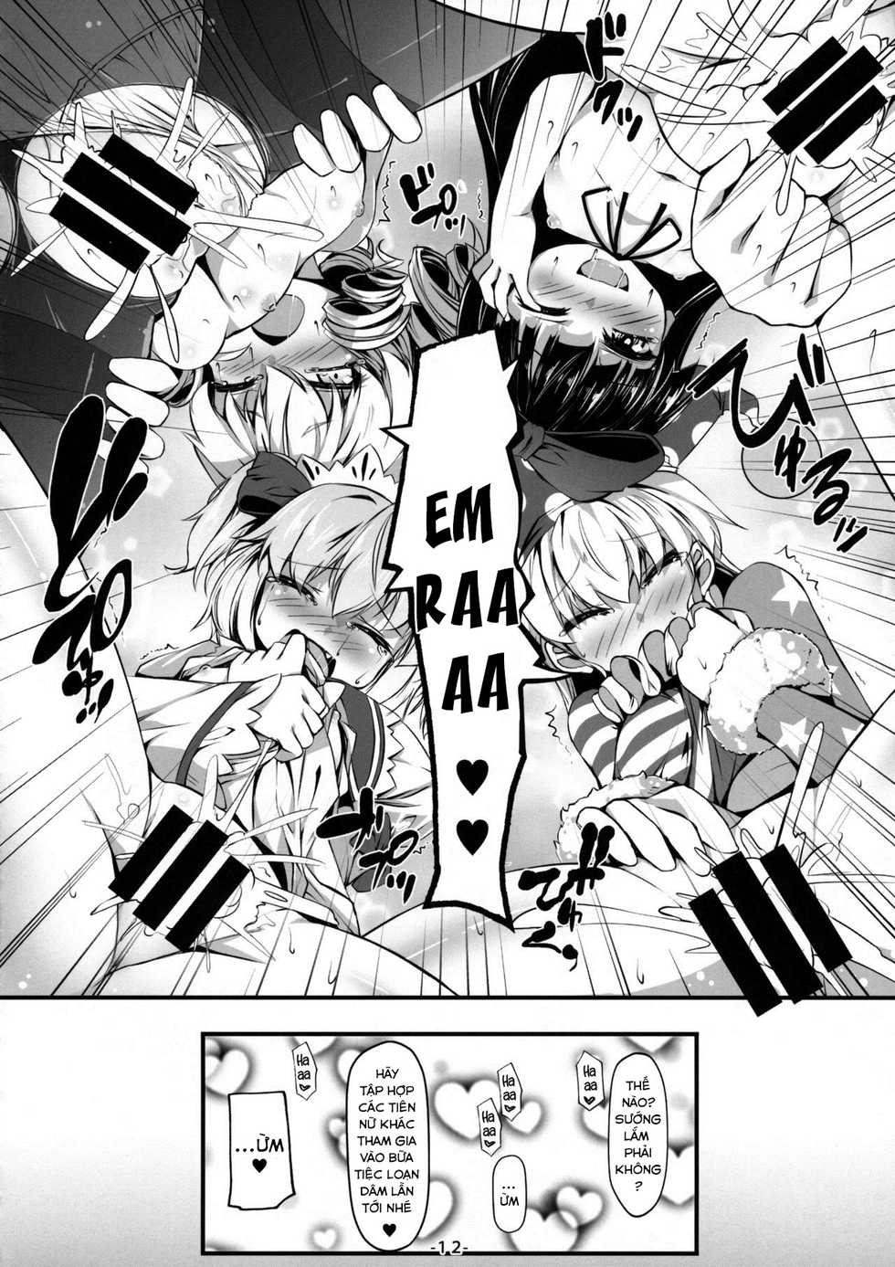 (C90) [Avalanche (ChimaQ)] Yousei-tachi to Otona no Omamagoto? (Touhou Project) [Vietnamese Tiếng Việt] [Bác Lệ Thần Xã] - Page 13