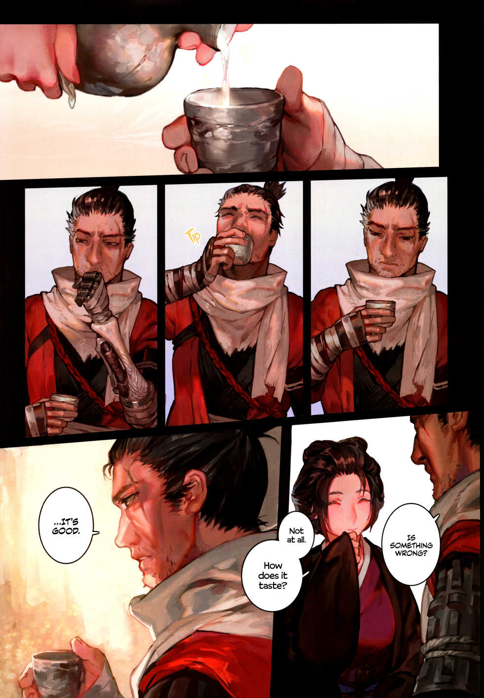 (C96) [Aoin no Junreibi (Aoin)] Sake to Kusuri - Alcohol & Drug (Sekiro: Shadows Die Twice) [English] =TLL + mrwayne= - Page 6