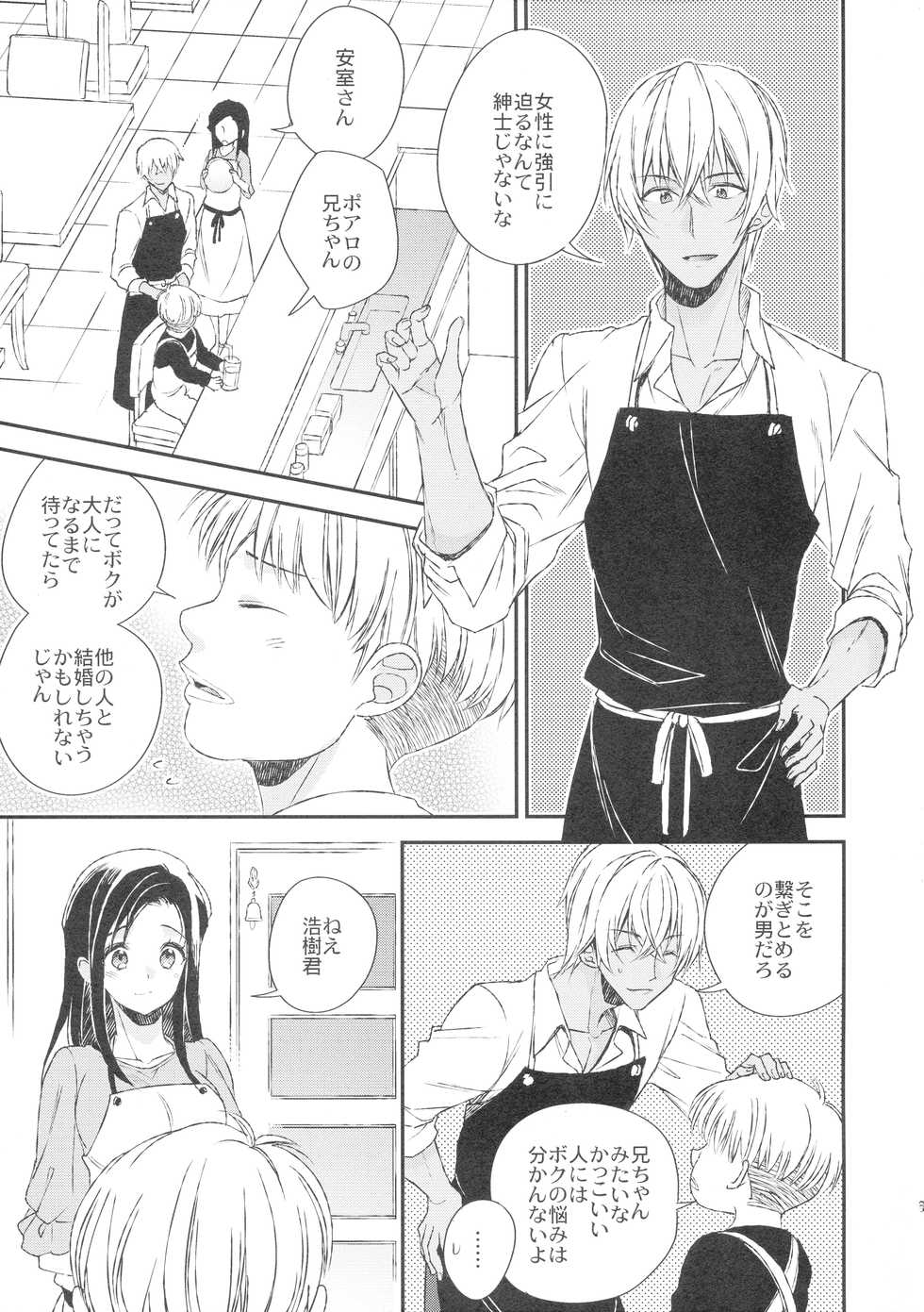 (AMAZing Cafe Time Osaka) [Platinum (Hirono)] Hidarite Kusuriyubi no Chikai (Detective Conan) - Page 7