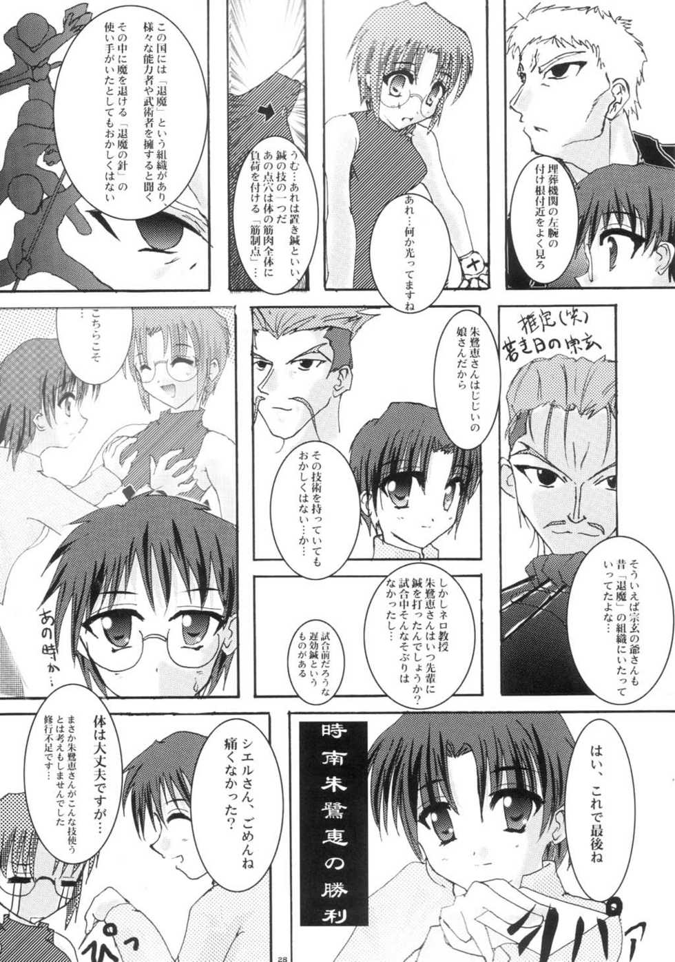 [A' (bebe)] Shinnen Fuyutsuki (Tsukihime) - Page 27