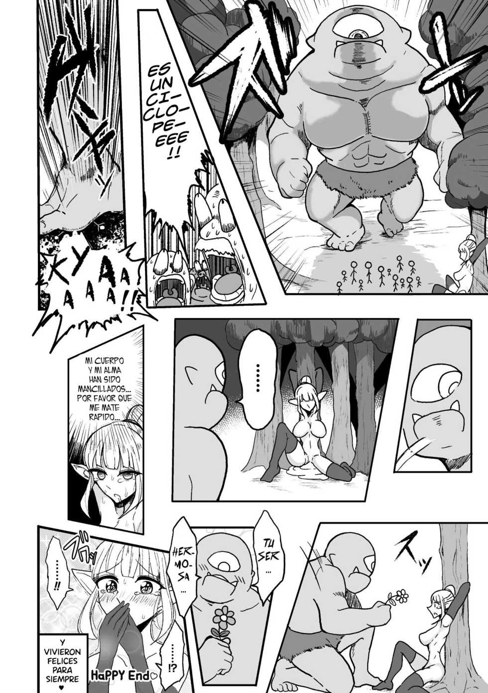 [Motsu Aki] Kyojinzoku No Onna Kishi VS Goblin Gundan | Lady Knight of the Giants VS Goblin Corps [Spanish] [Digital] - Page 22