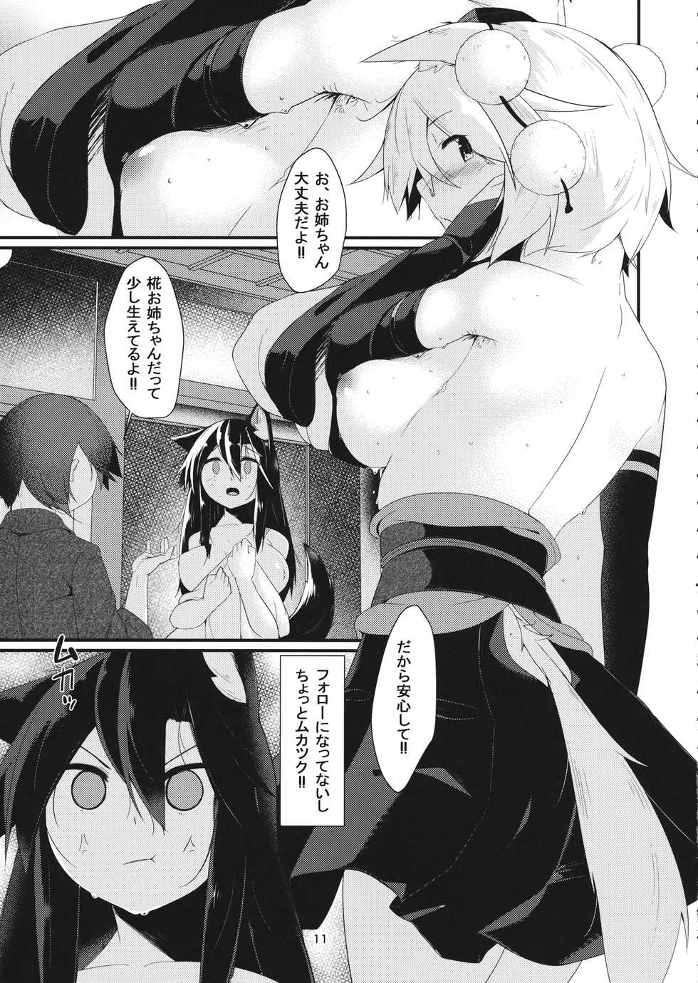 (Reitaisai 16) [Nanika no Heya (Hira)] Inu no Onee-chan no Juuyoku (Touhou Project) - Page 10