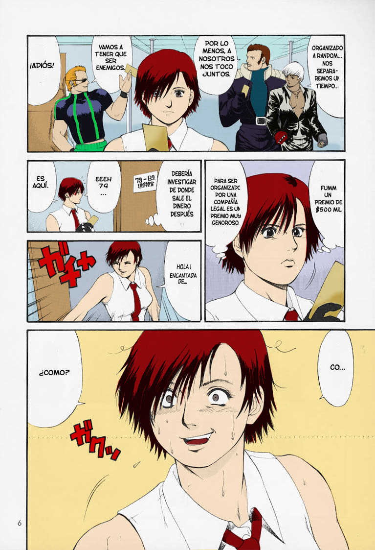 (C59) [Saigado] The Yuri & Friends 2000 (King of Fighters) [Spanish] [Jedah12] [Colorized] [Decensored] - Page 5