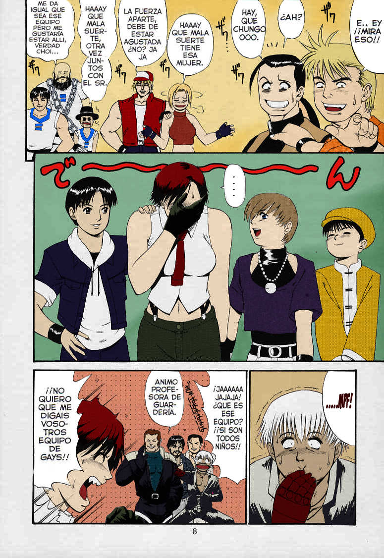 (C59) [Saigado] The Yuri & Friends 2000 (King of Fighters) [Spanish] [Jedah12] [Colorized] [Decensored] - Page 7