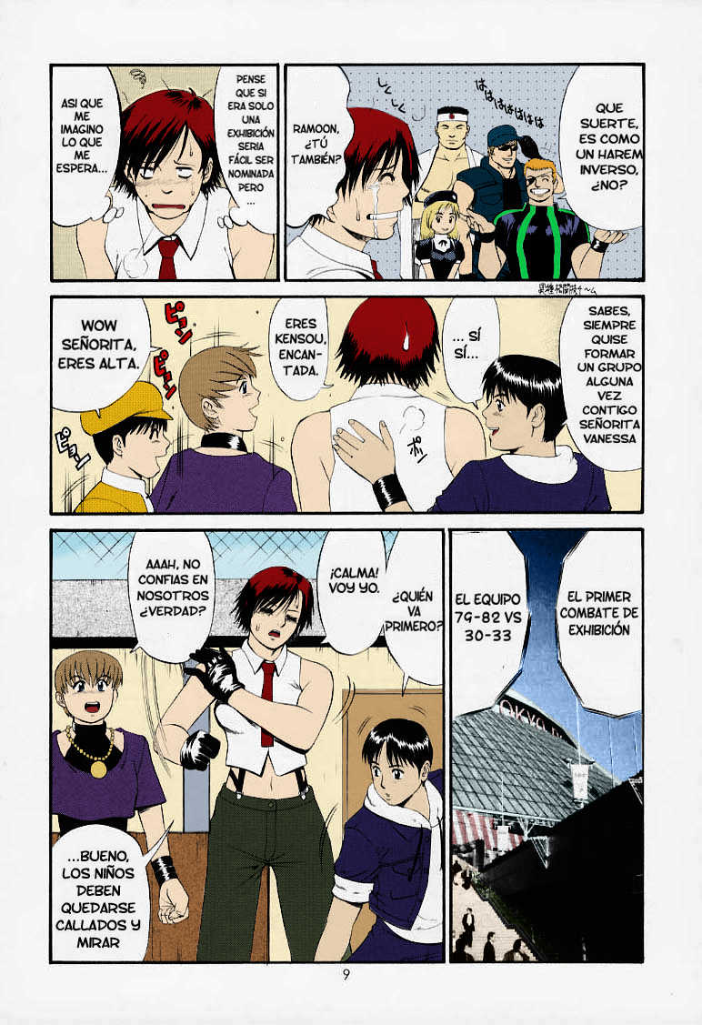 (C59) [Saigado] The Yuri & Friends 2000 (King of Fighters) [Spanish] [Jedah12] [Colorized] [Decensored] - Page 8