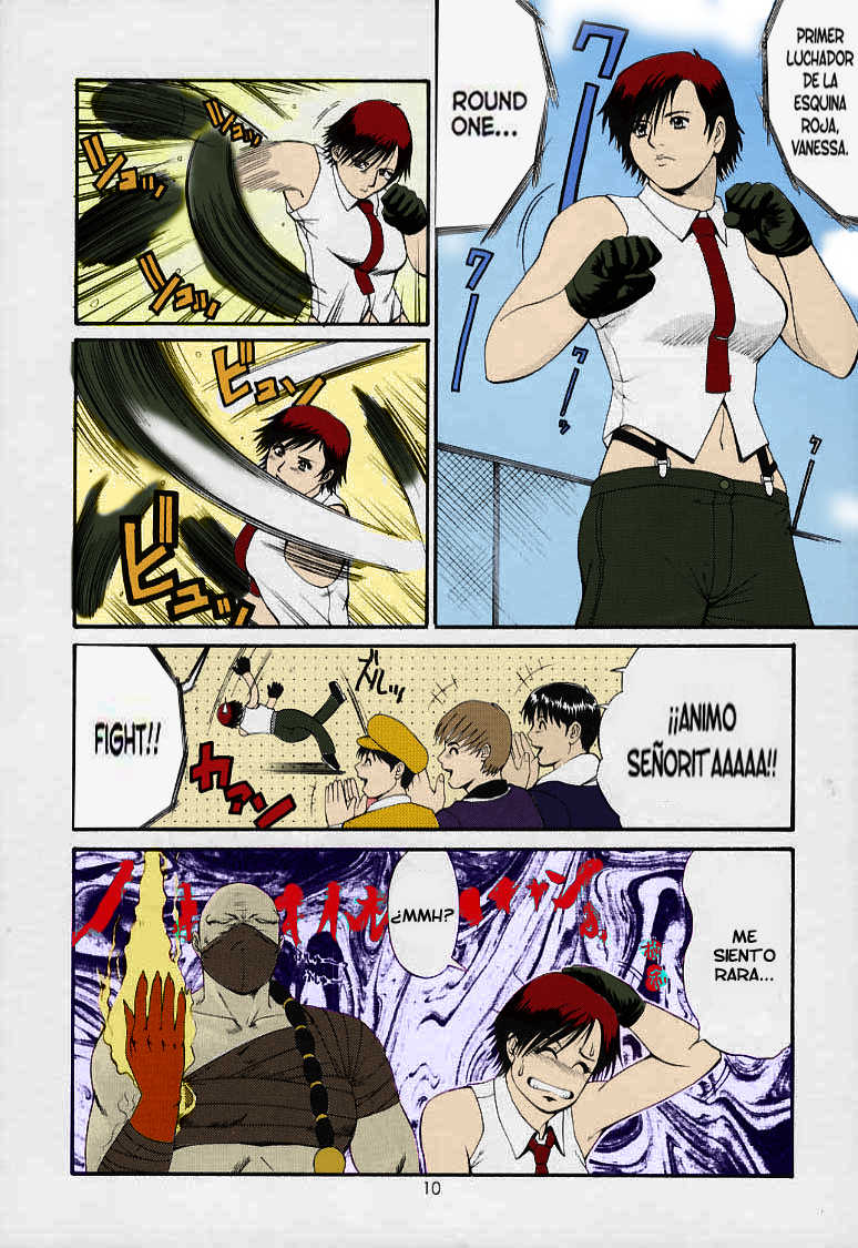 (C59) [Saigado] The Yuri & Friends 2000 (King of Fighters) [Spanish] [Jedah12] [Colorized] [Decensored] - Page 9