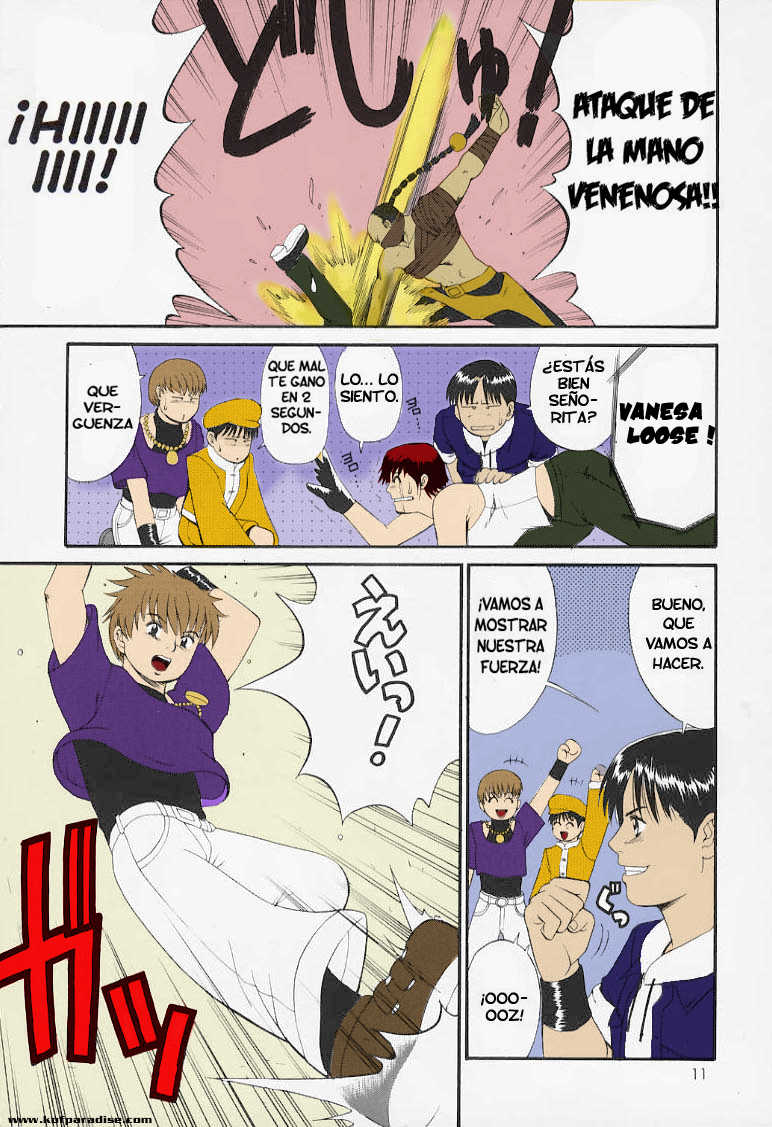 (C59) [Saigado] The Yuri & Friends 2000 (King of Fighters) [Spanish] [Jedah12] [Colorized] [Decensored] - Page 10