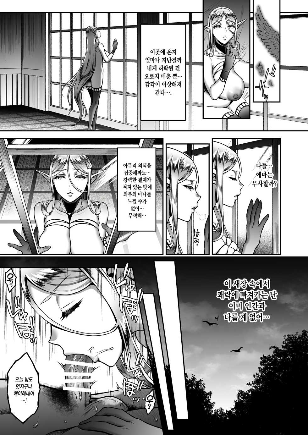 [H.B.A (Usagi Nagomu)] Tasogare no Shou Elf 5 | 황혼의 창엘프 5 [Korean] [Digital] - Page 10