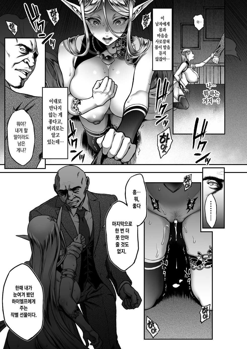 [H.B.A (Usagi Nagomu)] Tasogare no Shou Elf 5 | 황혼의 창엘프 5 [Korean] [Digital] - Page 14