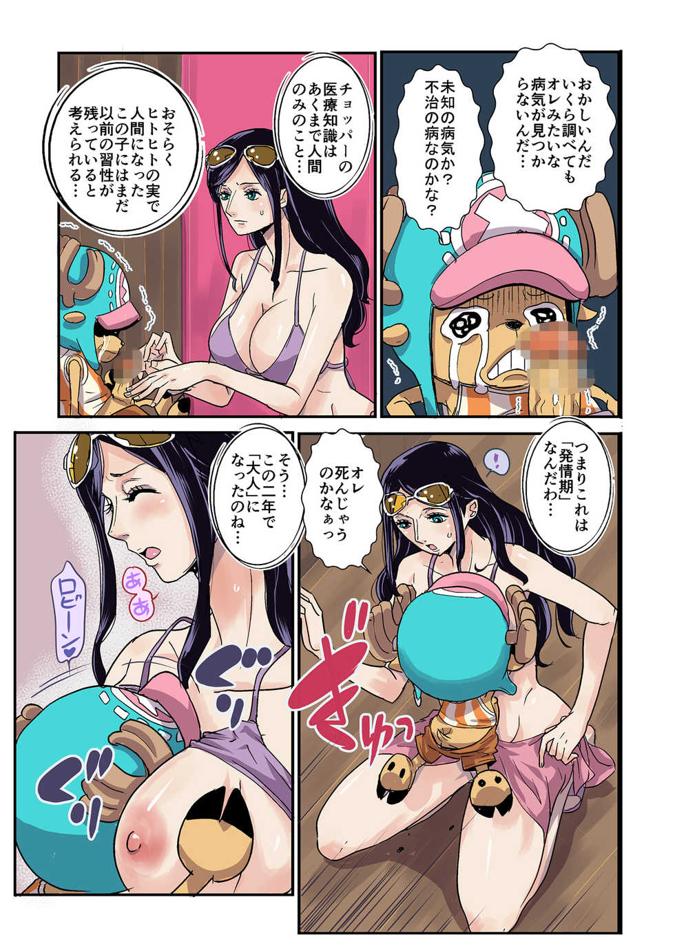 [Oukokusan (Kakutou Oukoku)] CHOP STICK (One Piece) - Page 9