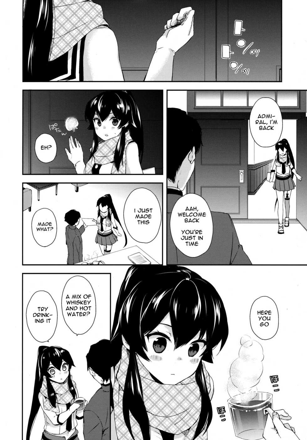 (C91) [Rosapersica (Ichinomiya)] Yoru Yahagi ~Yukiyo no Horoyoi Sex Hen~ | Tipsy Lovemaking on A Snowy Night (Kantai Collection -KanColle-) [English] [Spicaworks] - Page 5