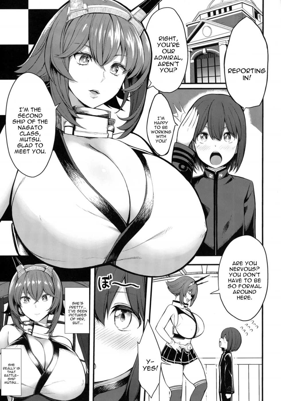 [Gate of XIII (Kloah13)] Boku no Akogare no Mutsu Onee-san (Kantai Collection -KanColle-) [English] [constantly] [Digital] - Page 3