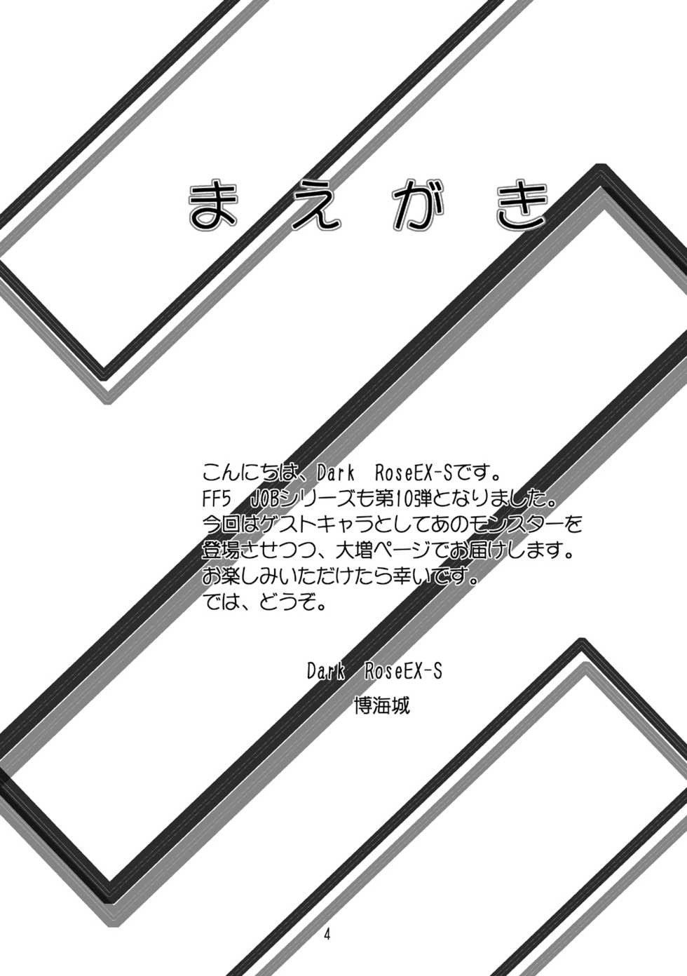 [Dark RoseEX-S (Hirooki)] JOB STAR 10 (Final Fantasy V) [Digital] - Page 4