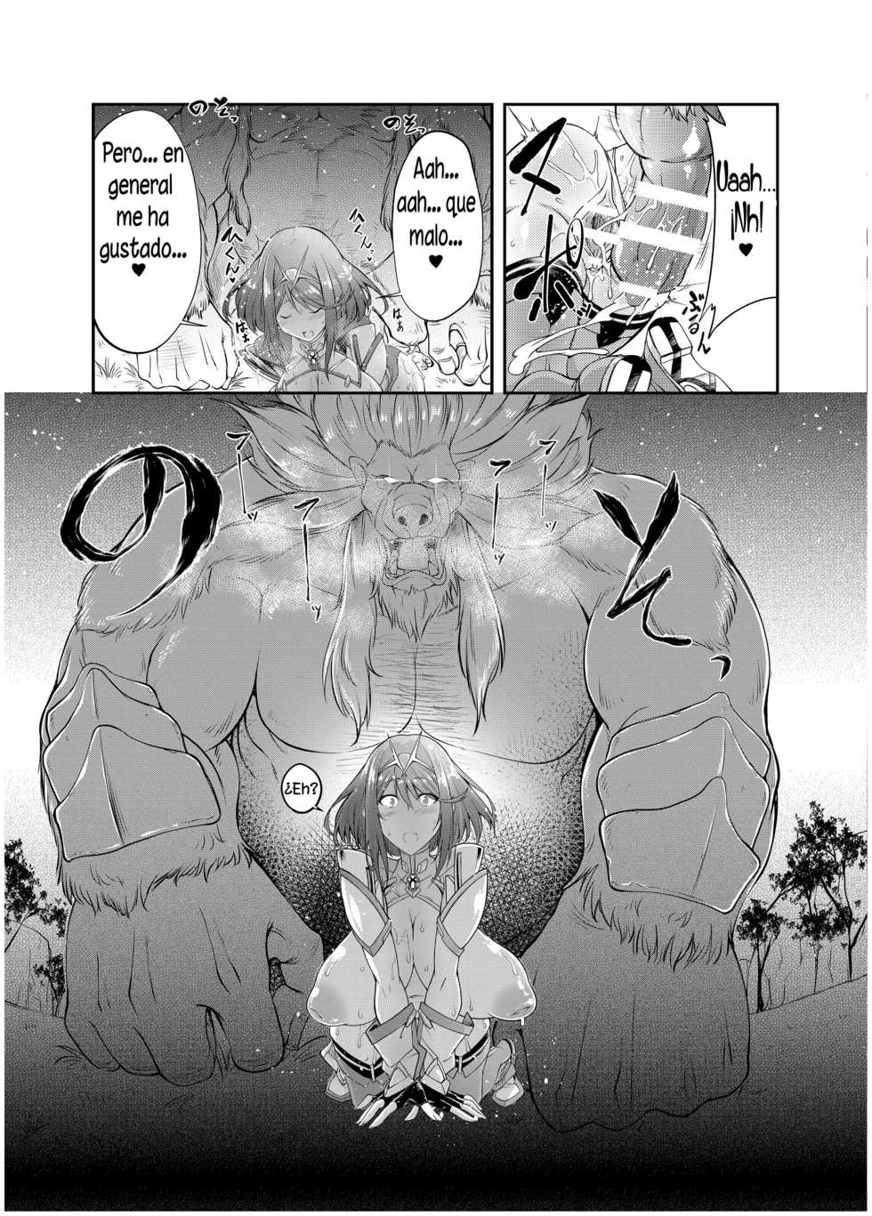 [Zensoku Rider (Tenzen Miyabi)] Ten no Seihai (Xenoblade Chronicles 2) [Spanish] [Solarismaximum] [Digital] - Page 12