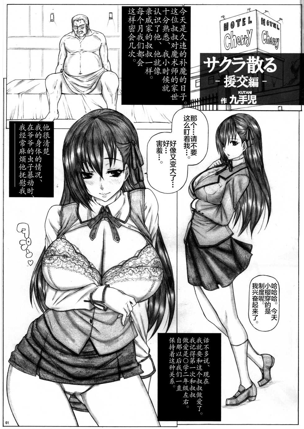 (COMIC1☆12) [AXZ (Kutani)] Angel’s stroke 103 Kuroki Sakura 2 (Fate/Stay Night) [Chinese] [新桥月白日语社] - Page 3