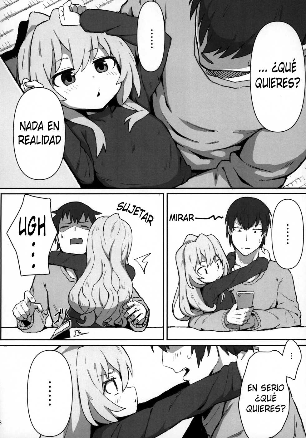 (C96) [Dagashiya (Wagashi)] Toradora! no Erohon (Toradora!) [Spanish] [Tamo Fansub] - Page 7